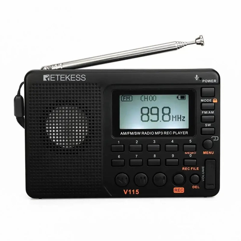 Radio FM AM Portáteis Bateria recarregáveis